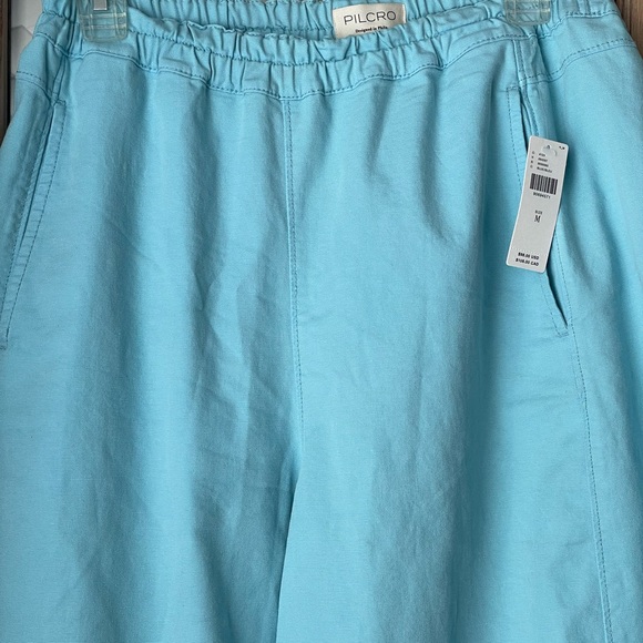 ANTHROPOLOGIE pants . Robin egg blue . Size medium. NWT - Picture 7 of 7